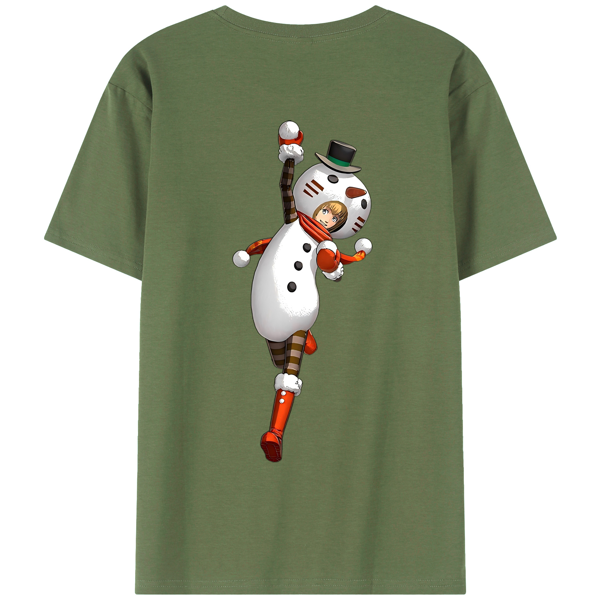 （画像用） 進撃の巨人 アルミン·アルレルト Attack on Titan Armin Arlert 綿100％ メンズ半袖Tシャツ（バックプリント） 通気性